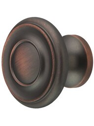 Primrose Ringed Cabinet Knob - 1 1/4" Diameter